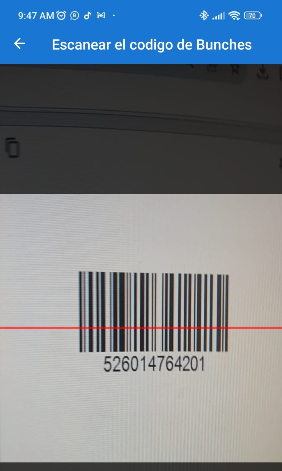 Scanner de Barras