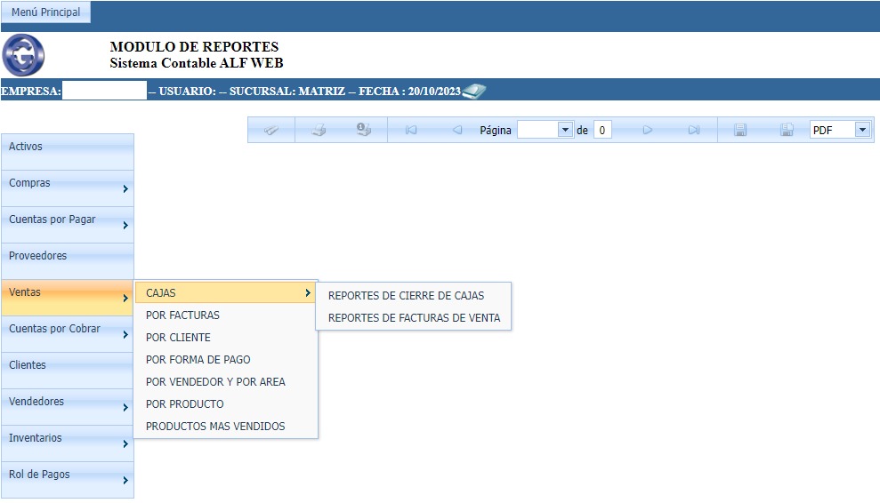 Reportes Web