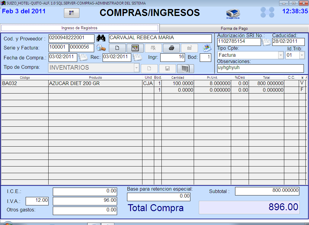 Compras