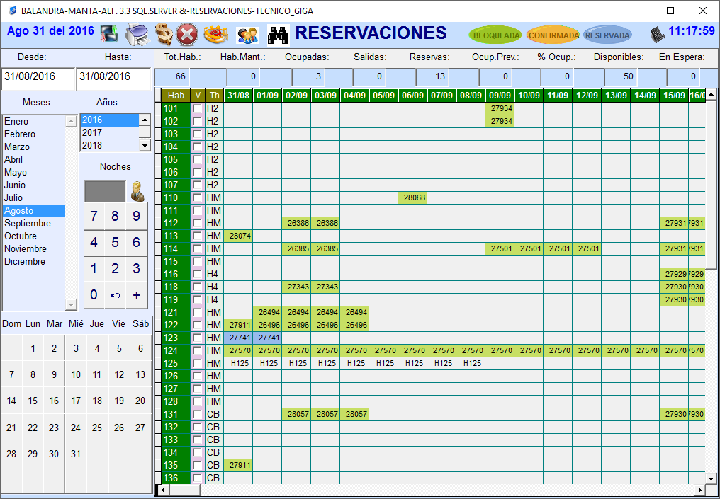 Reservaciones